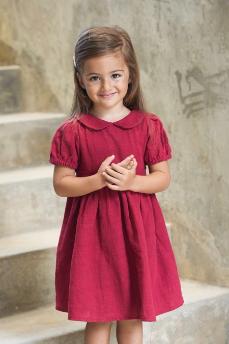 Raline Dress Cherry Red