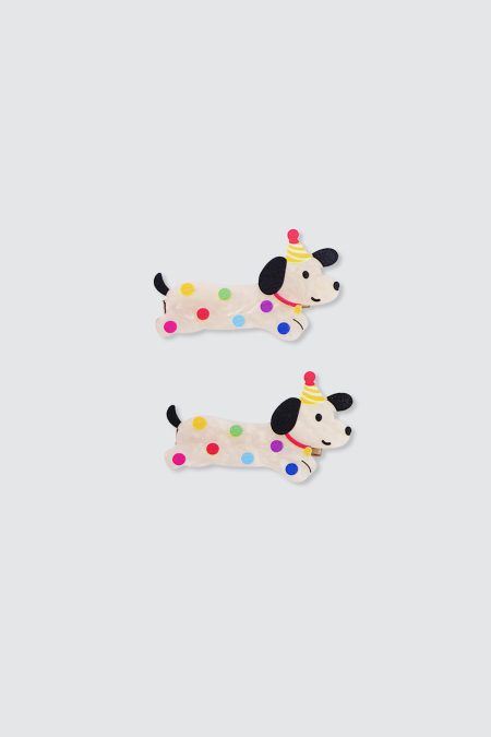 Colorful Dot Double Hair Clip