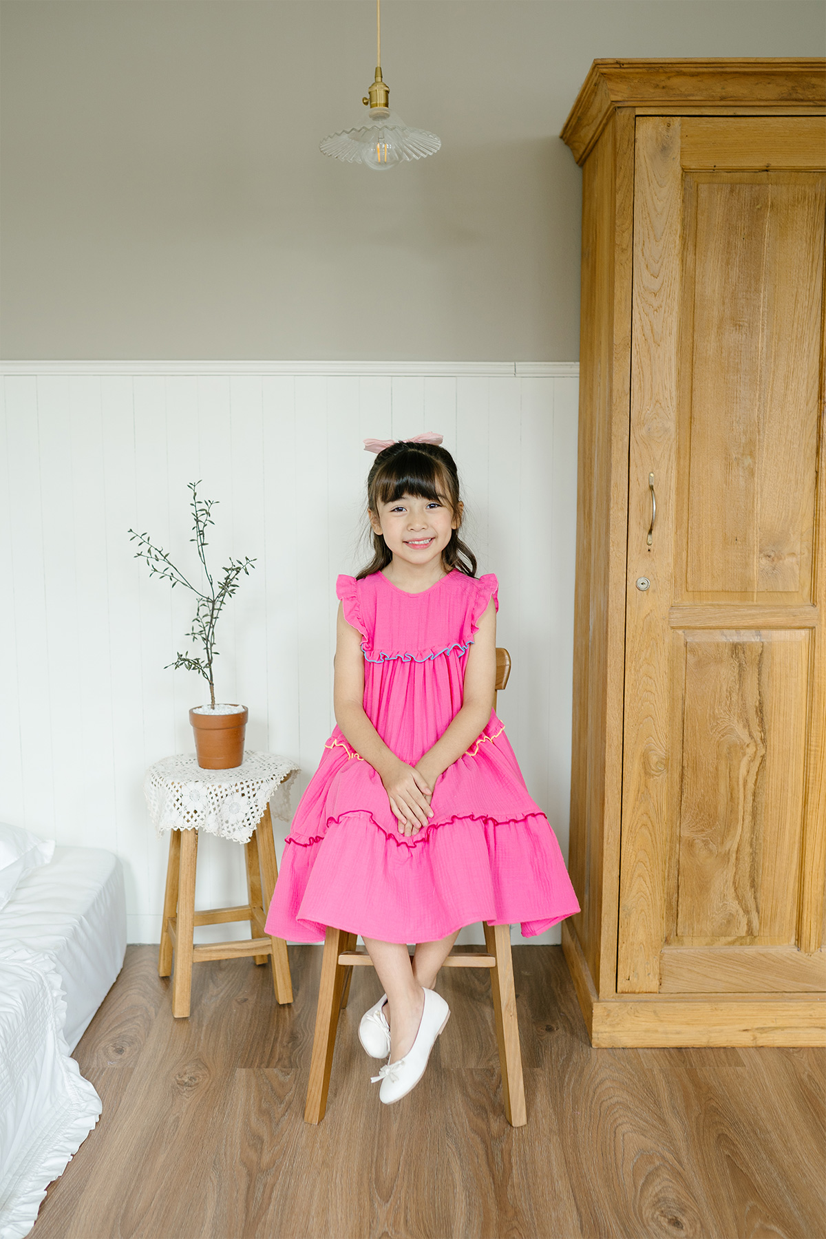 Dalia-Dress-Pink-model- Dalia Dress Pink model