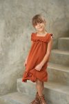 Laura-Dress-Cognac-depan
