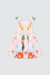 Lenna-Dress-White-Orange-Flower-model