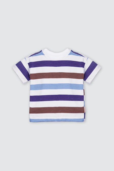 Maison Stripe Tee Cappuccino
