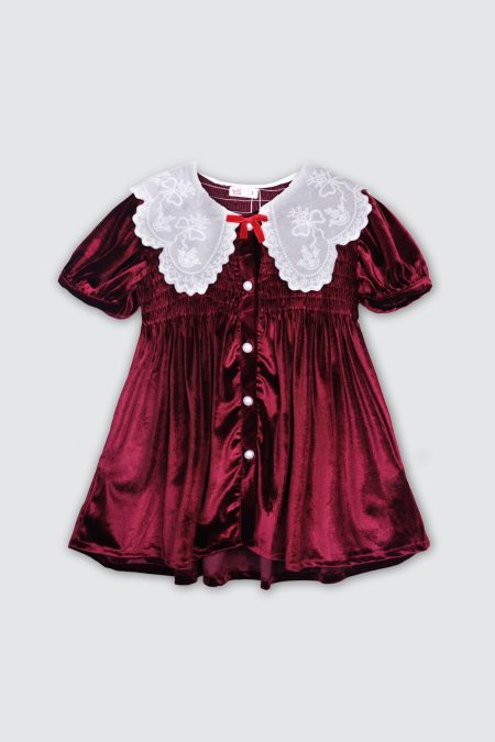 Merry Velvet Dress depan