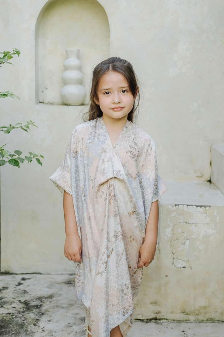 Aqila Dress Floral Peach