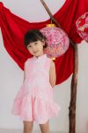 Gong-Xi-Dress-Pink-model-