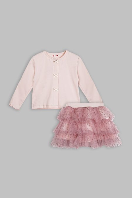 Elsa Tutu Glitter Dusty Pink