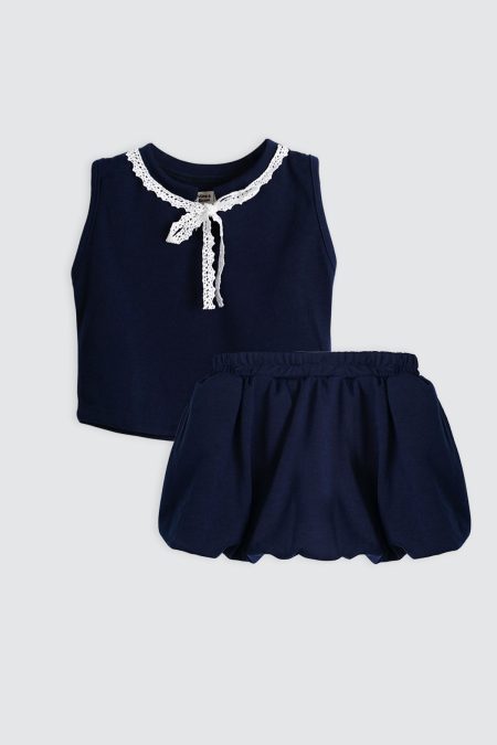 Jennie Set Navy Court