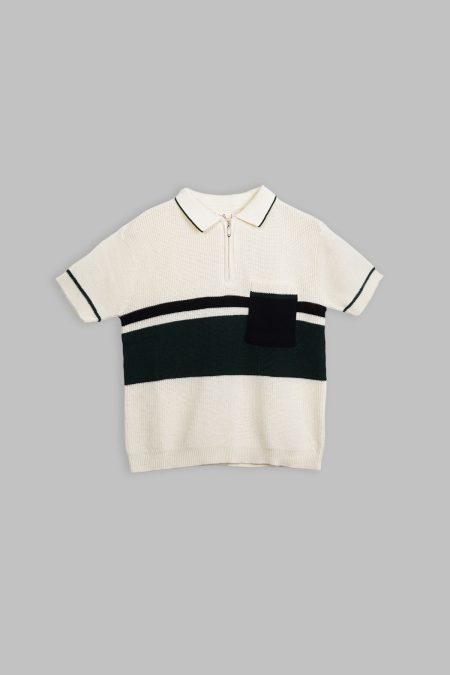 Roger Knit Top Dark Green